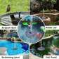 💧60 % DE RÉDUCTION EN CE MOMENT ! ☀️ Pompe solaire pour fontaine et bain d'oiseaux – Panneau solaire de 1,4 W, 4 buses et pompe submersible pour étang, jardin et piscine 🐦