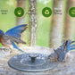 💧60 % DE RÉDUCTION EN CE MOMENT ! ☀️ Pompe solaire pour fontaine et bain d'oiseaux – Panneau solaire de 1,4 W, 4 buses et pompe submersible pour étang, jardin et piscine 🐦