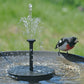 💧60 % DE RÉDUCTION EN CE MOMENT ! ☀️ Pompe solaire pour fontaine et bain d'oiseaux – Panneau solaire de 1,4 W, 4 buses et pompe submersible pour étang, jardin et piscine 🐦