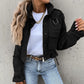 🥳SOLDES D'ÉTÉ🥳💞PLUS DE 50 000 EXEMPLAIRES VENDUS !💥50 % DE RÉDUCTION ! 🔥Veste à col montant, boutons-pression, cordon de serrage et poches