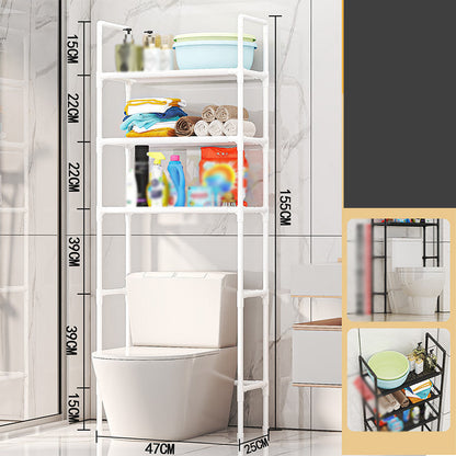 🛁🔥 Étagère de rangement sans perçage salle de bain buanderie fixation adhésive gain de place installation ultra simple ✨