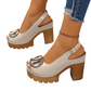 👠 60% DE RÉDUCTION !✨ Sandales à Boucle Chic – Talons Stables & Look Raffiné 💖【Prix Exceptionnel】