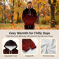 💎 -55% sur Ensemble de Survêtement Dégradé pour Homme！💎 Design Fondu Noir-Rouge, Sweat à Capuche & Pantalon de Jogging pour Sport & Style Urbain✨