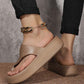 💐50% DE RÉDUCTION ! Sandales à Plateforme – Style Tendance, Boost de Taille 👡🔥【Offre Limitée】