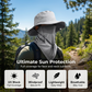 🧢 53% DE RÉDUCTION! 🎣 Chapeau de Pêcheur Respirant avec Masque Facial Détachable – Protection UPF 50+, Léger & Idéal Pour Les Activités en Plein Air 🛡️