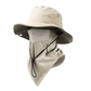 🧢 53% DE RÉDUCTION! 🎣 Chapeau de Pêcheur Respirant avec Masque Facial Détachable – Protection UPF 50+, Léger & Idéal Pour Les Activités en Plein Air 🛡️