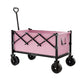 💯🛒 PROMO FLASH 56% ! Chariot Pliable de Transport Extérieur – Cadre Acier, Roues Détachables 360°, Capacité 80kg, 130L, 2 Tailles, Parfait pour Pique-Nique, Plage & Jardinage 🌿
