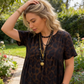 ✨52 % de réduction 🔥Robe léopard 💃 Col V, taille haute, coupe amincissante, jupe fluide, manches courtes respirantes : une élégance sauvage instantanée ! ✨