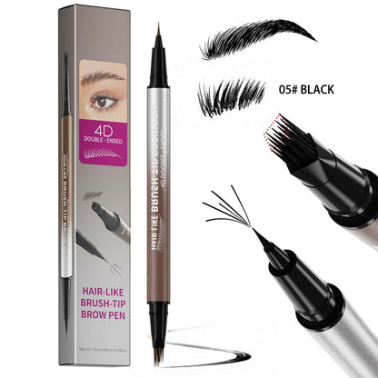 ✨Offre promotionnelle :Plus on achète, plus on reçoit🔥Stylo à sourcils liquide imperméable 2-en-1