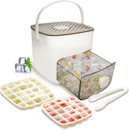 🧊 PROMO LIMITÉE 52% DE RÉDUCTION ! ❄️ Machine à Glaçons Portable – Démoulage Ultra Facile, Stockage Empliable & Grande Capacité ✨