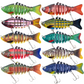 🎣 61% DE RÉDUCTION! 🐟 Leurre de Pêche Natatoire Bionique Multi-Segmenté – Mouvement Réaliste, Design Attractif & Idéal Pour Capturer Les Gros Poissons 🌊