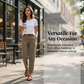 👖59 % de réduction + livraison gratuite 💐Pantalon utilitaire fuselé à taille haute pour femme