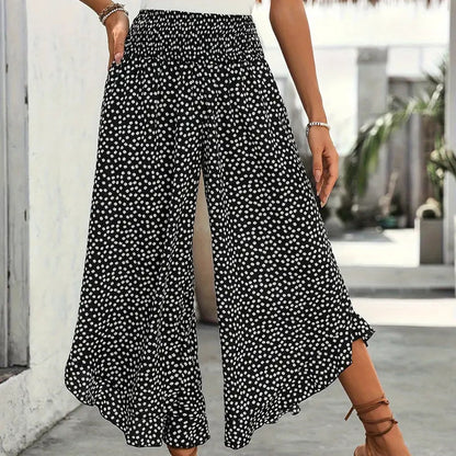 🔥 52 % de réduction aujourd'hui ! Pantalon ample à taille haute pour femme – Amincissant, confortable et chic