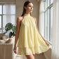 👗🌊 PROMO FLASH -60% ! Robe Bretelles Légère & Fluide – Effet Portefeuille, Ourlet Évasé, Dos Nu, 8 Coloris, Tailles S-2XL, Idéale Soirées & Plage ✨