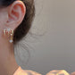 📢🔥 Offre promotionnelle : 50 % de réduction pour une durée limitée⏰⏰ Boucles d'oreilles griffes scintillantes pour femme