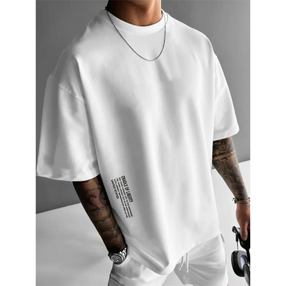 💐60% DE RÉDUCTION ! 👔T-Shirt Urbain Oversize – Imprimé Tendance & Look Streetwear 🎨🔥【Offre Limitée】