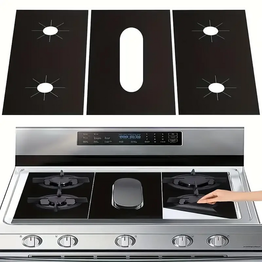 🍳 55% DE RÉDUCTION! 🧽 Protège-Brûleurs Réutilisables pour Cuisinière à Gaz – Hitzebeständig, facile à nettoyer & anti-taches – Gardez votre gazinière propre plus longtemps ✨