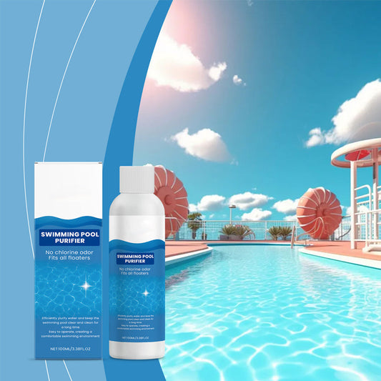 💧 Liquide purifiant pour piscine – une eau d'une clarté cristalline, sans effort ! ✨ Finis les eaux vertes et les produits agressifs – retrouvez une baignade saine et naturelle à chaque instant. 🏊‍♂️💙