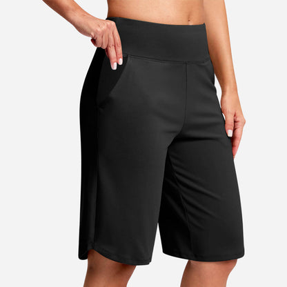 ⏰Dernier jour de vente : 57% de réduction 🔥 Shorts de yoga taille haute pour femmes avec poches