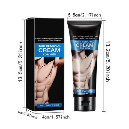 🔥Jusqu'à épuisement des stocks : 60 % de réduction !🎉 Crème dépilatoire indolore pour hommes
