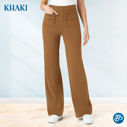 ⏳DERNIER JOUR DE SOLDE : 50% DE RÉDUCTION⚡💷Pantalon élastique à taille haute pour femme 2026 ✨ | Plusieurs tailles et couleurs disponibles