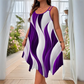 👗 54 % DE RÉDUCTION EN CE MOMENT ! 🌟 Robe midi fluide à double bretelle pour femme – Imprimé audacieux, ourlet asymétrique et idéale pour un look estival chic 💃