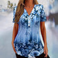 🌸 OFFRE LIMITÉE : -52 % ! ✨ Haut à manches courtes floral pour femme – Coupe ample douce, respirante et polyvalente 👕