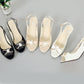👡 OFFRE SPÉCIALE : 57% DE RÉDUCTION ! ✨ Sandales à Bout Ouvert pour Femme – Talon Moyen Stable, Bride Réglable & Nœud Strass 💃