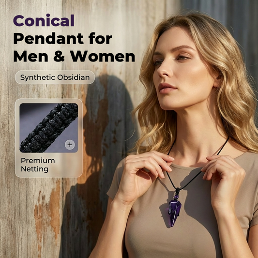 💎 54% DE RÉDUCTION! ✨ Pendentif Conique pour Hommes et Femmes – Design Minimaliste, Métal Hypoallergénique & Parfait Pour Un Usage Quotidien ou Offrir 🎁