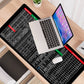 🖱️⌨️57 % de réduction🔥✨Pavé de clavier antidérapant Quick Key Super Large - avec motifs de raccourcis pour les logiciels de bureautique