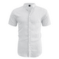 👕 60 % DE RÉDUCTION ! ☀️ Chemise d'été à manches courtes et col montant pour homme – Confortable, respirante et parfaite pour les chaudes journées d'été 🔥