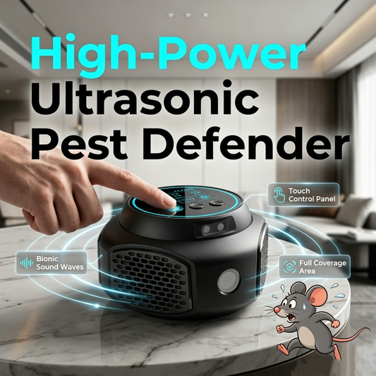⏰🔥OFFRE LIMITÉE : 51 % DE RÉDUCTION ! 🐭 Répulsif à ultrasons haute puissance – Éloignez les rats et les cafards en toute sécurité, sans produits chimiques et sans les tuer ! 🚫✨