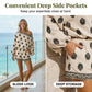 👒 PROMO LIMITÉE 52% DE RÉDUCTION ! 💃 Ensemble Combishort Bohème Imprimé – Épaules Dénudées, Tissu Respirant & Taille Élastique 🌸