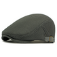 🧢 PROMO LIMITÉE 50% DE RÉDUCTION ! ✨ Casquette Plate Respirante avec Sangle Réglable – Tissu Mesh, Style Ivy 🍂