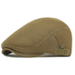 🧢 PROMO LIMITÉE 50% DE RÉDUCTION ! ✨ Casquette Plate Respirante avec Sangle Réglable – Tissu Mesh, Style Ivy 🍂