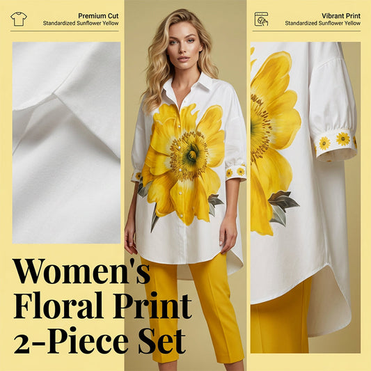 Grande promotion sur les nouveautés 2026 💃 Ensemble deux pièces à imprimé floral pour femme | ✨ Haut ample tendance + short : la tenue idéale pour les vacances ! 🌸