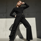 👖 OFFRE EXCLUSIVE : 60% DE RÉDUCTION ! 💃 Pantalon Denim Large à Volants Asymétriques – Coupe Taille Haute, Style Bohème & Tissu de Qualité 🌸