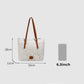 👜 PROMO LIMITÉE 55% DE RÉDUCTION ! 👒💃 Sac Fourre-Tout Élégant en Dentelle Blanche – Grand Compartiment, Bretelles Réglables 🔐