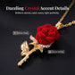 ⏳ Offre Spéciale Limité dans le Temps ⏰ Pendentif Rose Rouge Élégant – Design Délicat, Hypoallergénique & Parfait pour l'Élégance Quotidienne ou en Cadeau ✨