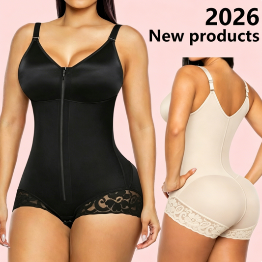 ✨ PROMO LIMITÉE -57% ! 💪 Body Gainant Zippé pour Femme – Contrôle Ventre & Soutien 360° 🩱