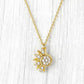 🌙 50% DE RÉDUCTION! ✨ Collier Pendentif Soleil et Lune avec Strass – Design Détaillé, Fini Lumineux & Parfait Pour Un Look Céleste Au Quotidien ☀️