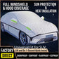 🚗 60% DE RÉDUCTION 🥳 Bâche partielle épaisse pour voiture – Protection contre le soleil et la neige – Résistante, anti-UV & facile à installer – idéale pour l’hiver comme pour l’été ❄️☀️✨