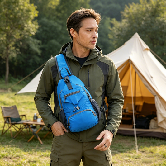 🎒 PROMO LIMITÉE 57% DE RÉDUCTION ! ⚡ Sac à Bandoulière Homme – Tissu Oxford, Multi-Poches, Respirant 🌦️