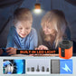⚡ Mini Pompe à Air 2-en-1 | Gonflage Rapide & Lampe LED ⛺