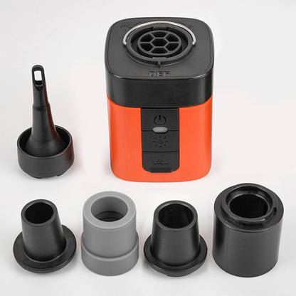 ⚡ Mini Pompe à Air 2-en-1 | Gonflage Rapide & Lampe LED ⛺