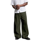 👖⏳ PROMO LIMITÉE -60% ! 👔Pantalon Homme Large – Silhouette Fluide, Tissu Haute Qualité, Minimaliste (Noir/Vert Olive/Blanc, S-2XL)