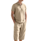 👔 60% DE RÉDUCTION 🌿 Ensemble chemise & pantalon décontracté en lin pour homme – Léger, respirant & coupe relaxe – Parfait pour l’été, les vacances ou le bureau – look naturel et sans effort 👖