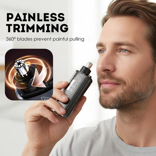 📢📢56 % DE RÉDUCTION !!⏰Tondeuse pour poils du nez et des oreilles avec affichage LE