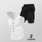 👕🔥 PROMO FLASH 60% ! Ensemble Sport Homme – Sweat Sans Manches & Short Décontracté, Tissu Confortable, Style Streetwear Athlétique ⏰