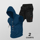 👕🔥 PROMO FLASH 60% ! Ensemble Sport Homme – Sweat Sans Manches & Short Décontracté, Tissu Confortable, Style Streetwear Athlétique ⏰